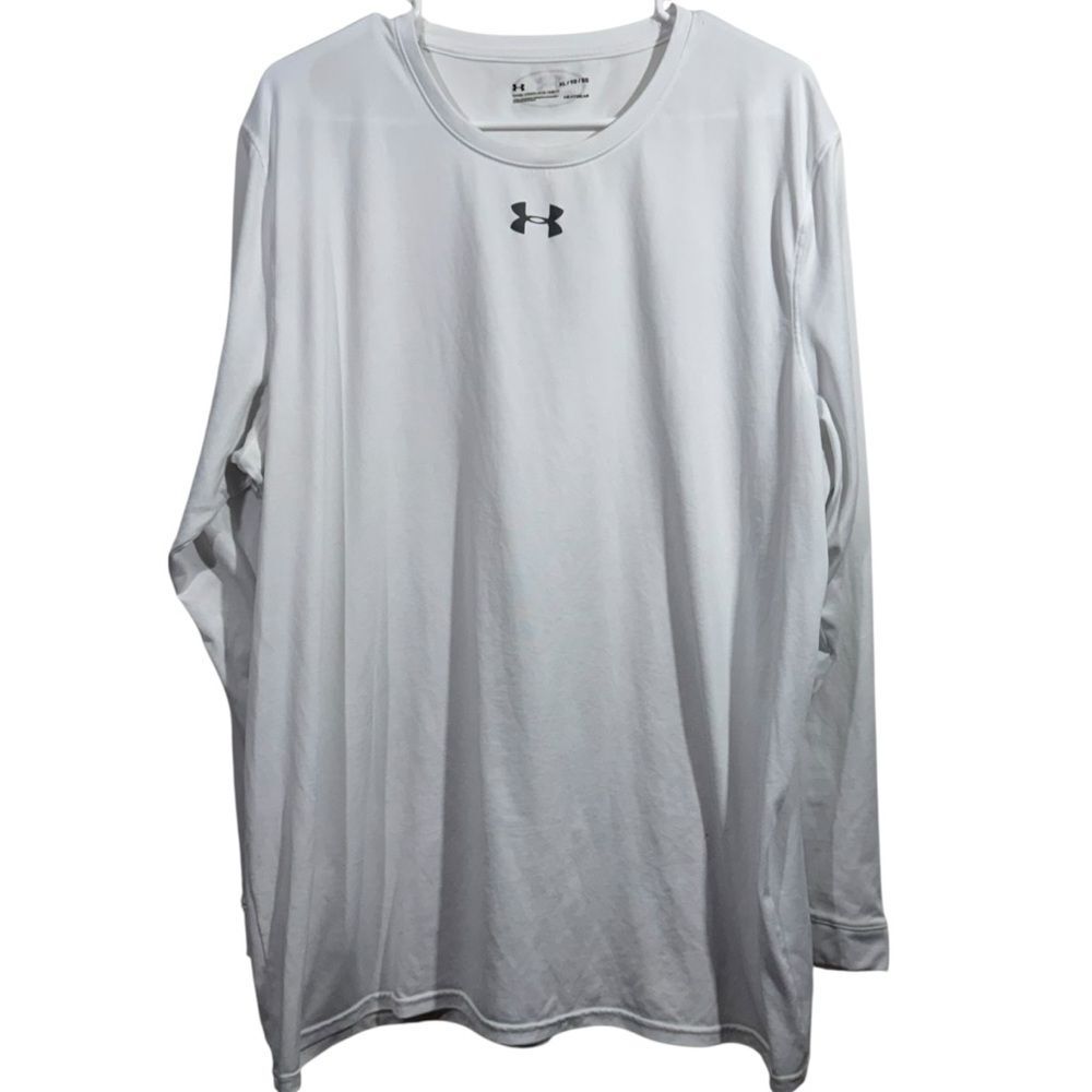 Under Armour White Long Sleeve Activewear T-Shirt